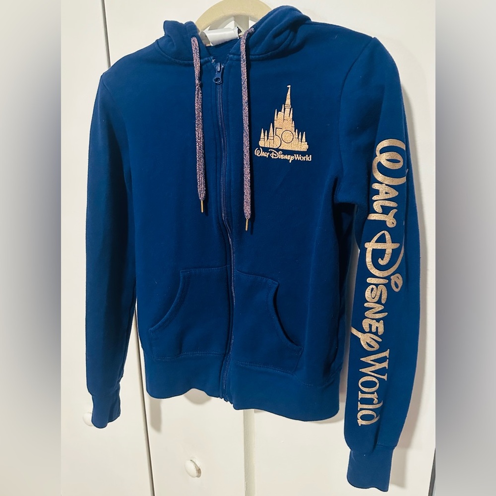 Disney 50th Anniversary full zipper hoodie- SIZE -XS. AUTHENTIC